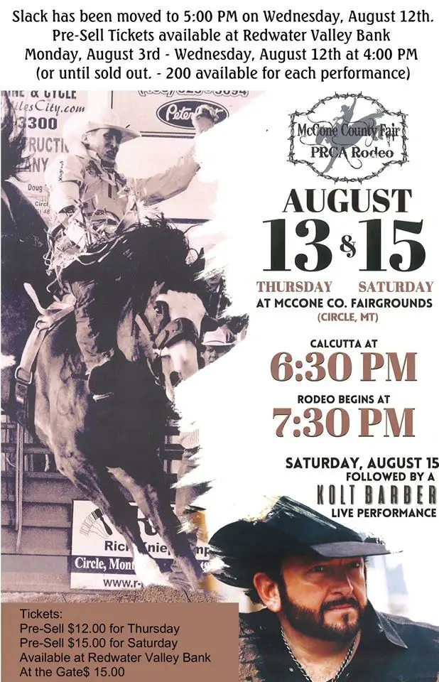 McCone County Fair PRCA Rodeo 2020