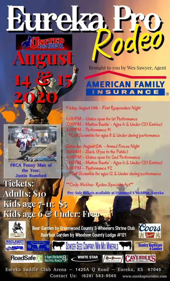 Eureka Pro Rodeo Professional Rodeo Cowboys Association